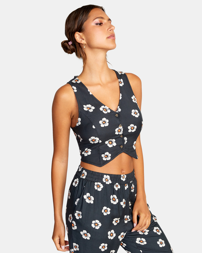 5 Summer Love Vest Black AVJWT00166 RVCA