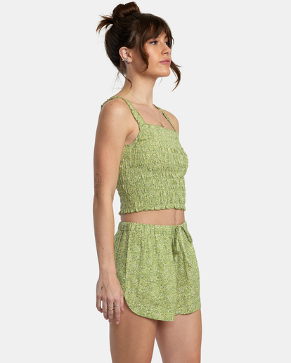 5 Terrace Tank Top Green AVJWT00186 RVCA