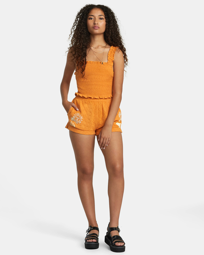 3 Terrace Tank Top Orange AVJWT00186 RVCA