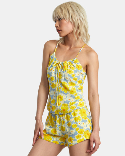 4 Lily Sleeveless Top Blue AVJWT00188 RVCA