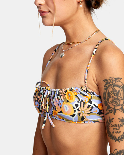 2 Avant Gardner Bralette Bikini Top Black AVJX300249 RVCA