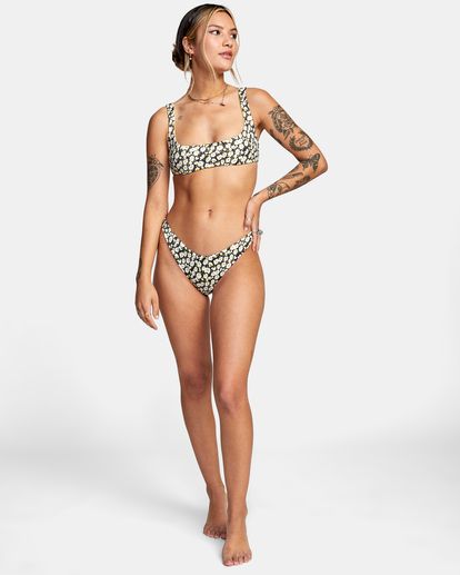 3 June Bloom Bralette Bikini Top Black AVJX300250 RVCA