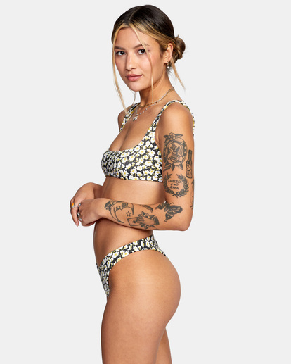 4 June Bloom Bralette Bikini Top Black AVJX300250 RVCA