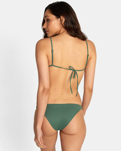 0 Solid Medium Bikini Bottoms Green AVJX400130 RVCA