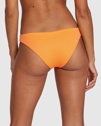 5 Solid Medium Bikini Bottoms Orange AVJX400130 RVCA