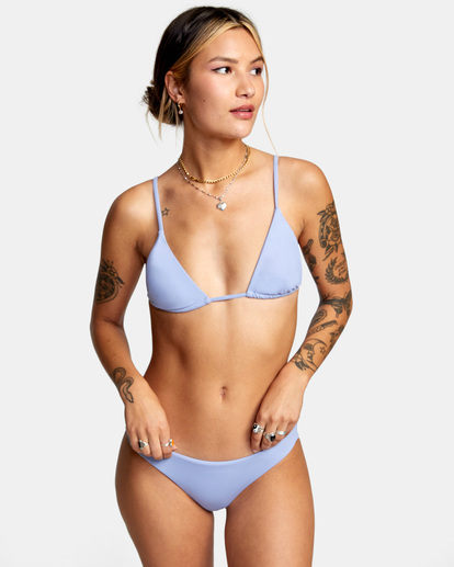 1 Solid Cheeky Bikini Bottoms Grey AVJX400189 RVCA
