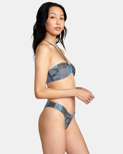 6 Steffani Stella Cheeky Bikini Bottom Grey AVJX400287 RVCA