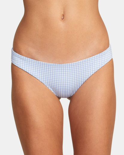 1 Gingham Reversible Cheeky Bikini Bottoms Blue AVJX400292 RVCA