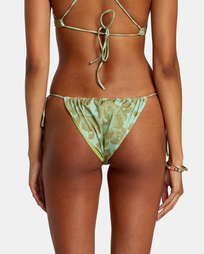 7 Fine Lines Shimmer Medium Bikini Bottoms Blue AVJX400370 RVCA