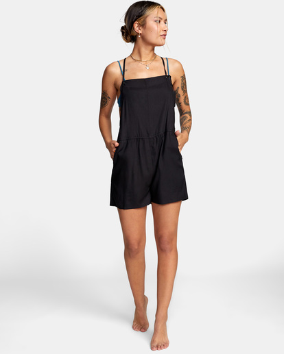 3 Laidback Romper Cover-Up White AVJX600116 RVCA