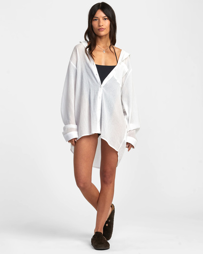 3 Gimme Shirt Dress Orange AVJX600136 RVCA