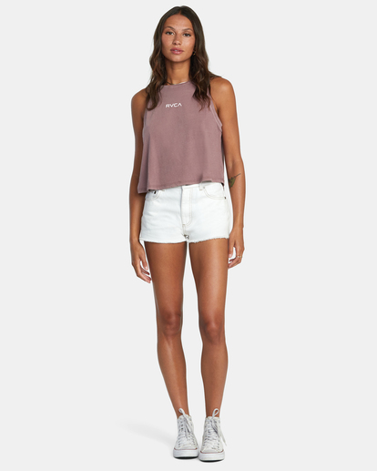 3 Small RVCA Tank Top Purple AVJZT00388 RVCA