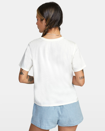 1 Keep It Cool Crop Tee White AVJZT00421 RVCA