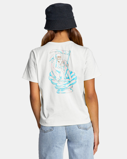 1 LP x KLW Crop Tee White AVJZT00428 RVCA