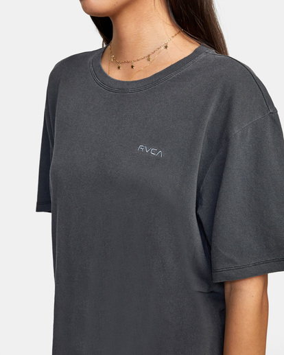 2 Ptc Anyday Oversized Tee Black AVJZT00435 RVCA