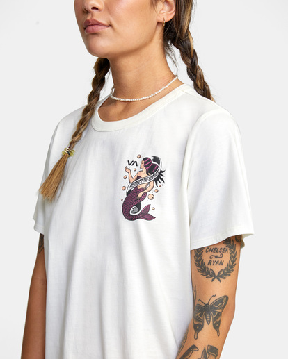 2 Save Our Souls Crop Tee White AVJZT00446 RVCA