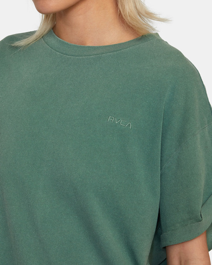 2 Ptc Roll It Embroidered Tee Purple AVJZT00478 RVCA