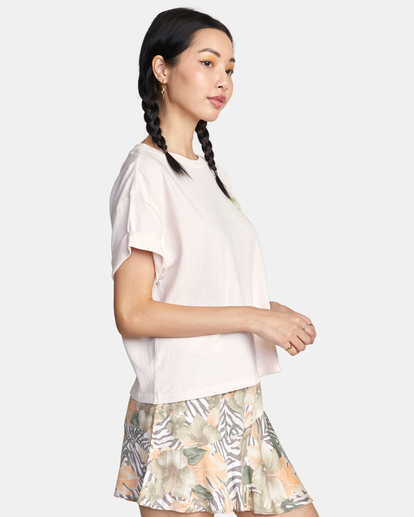 5 RVCA Records Graphic Tee Pink AVJZT00480 RVCA