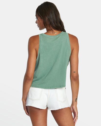 1 Sunflower Tank Top Green AVJZT00512 RVCA