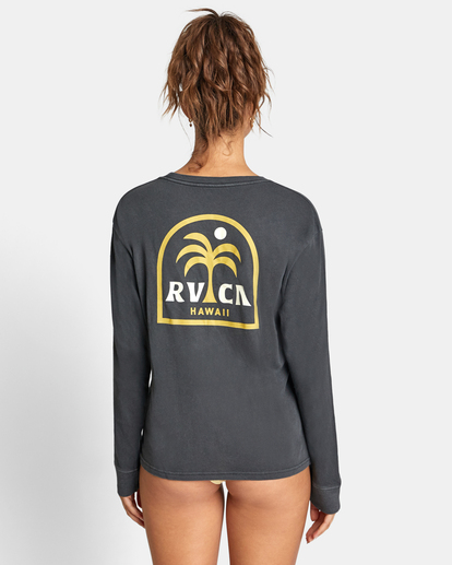 Hawaii Arch Palm Long Sleeve Tee | RVCA