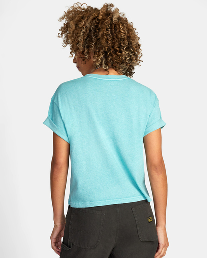 1 Inflation Roll It Tee Blue AVJZT00526 RVCA