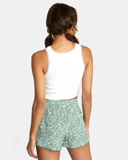 1 Cottage Fleur Tank Top White AVJZT00553 RVCA