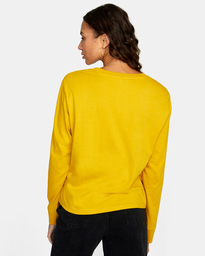 1 Fiery Long Sleeve Tee White AVJZT00558 RVCA
