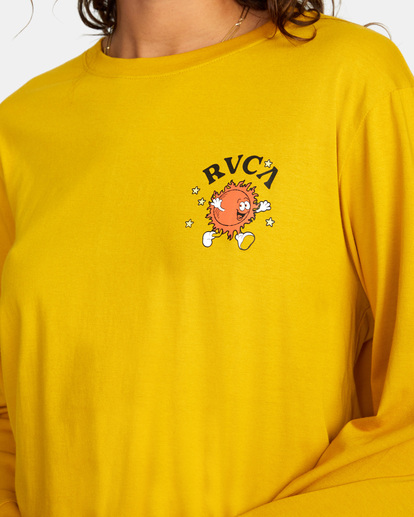 2 Fiery Long Sleeve Tee White AVJZT00558 RVCA