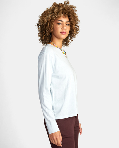 5 PTC Stolen Long Sleeve Tee Blue AVJZT00559 RVCA