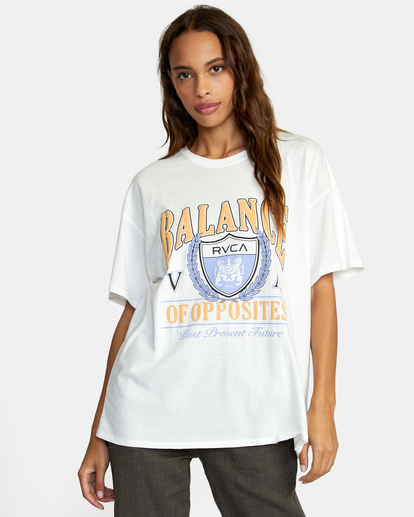 0 Cambridge Graphic Tee White AVJZT00569 RVCA