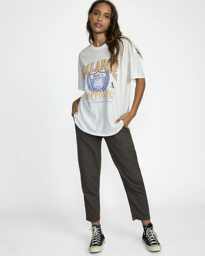3 Cambridge Graphic Tee White AVJZT00569 RVCA