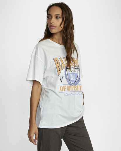 5 Cambridge Graphic Tee White AVJZT00569 RVCA