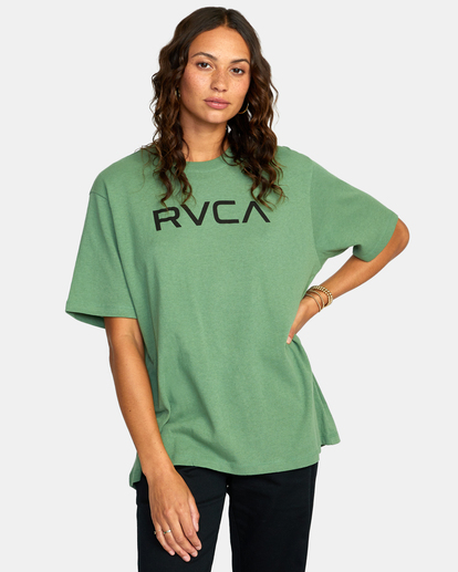 0 Big RVCA Anyday Graphic Tee Green AVJZT00575 RVCA