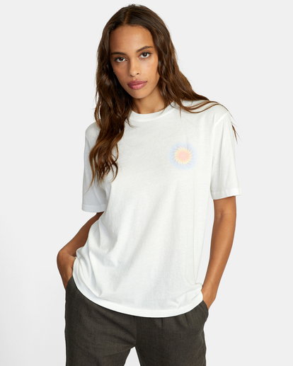 0 Thoughts Tee White AVJZT00585 RVCA