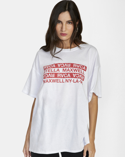2 Explicit Graphic Tee White AVJZT00600 RVCA
