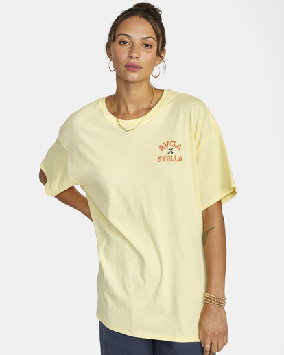 5 Cherub Boy Graphic Tee Yellow AVJZT00601 RVCA