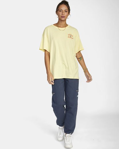 8 Cherub Boy Graphic Tee Yellow AVJZT00601 RVCA
