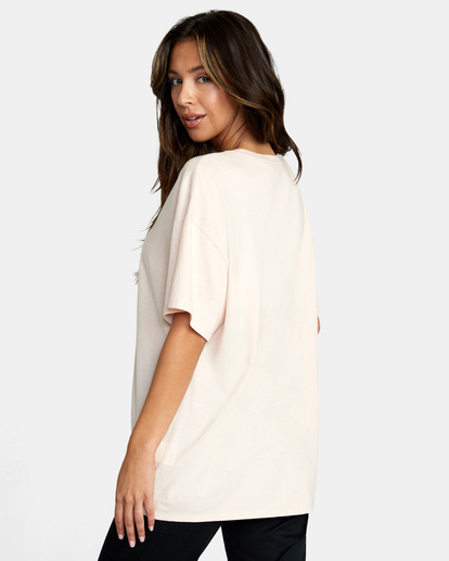 1 VA Shield Boyfriend Tee Pink AVJZT00627 RVCA