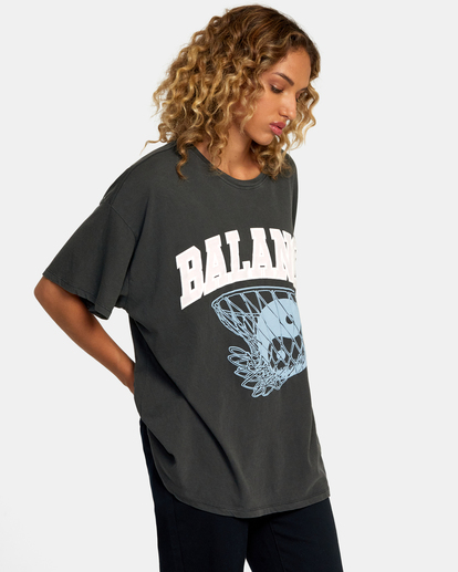5 All Net Baggie T-Shirt Black AVJZT00656 RVCA