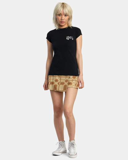3 Future Naughty T-Shirt Black AVJZT00666 RVCA
