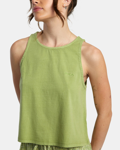 2 Traveler Tank Top Green AVJZT00673 RVCA