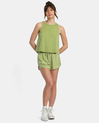 3 Traveler Tank Top Green AVJZT00673 RVCA