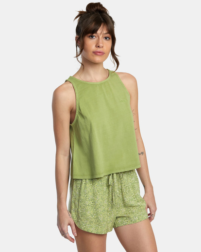 5 Traveler Tank Top Green AVJZT00673 RVCA