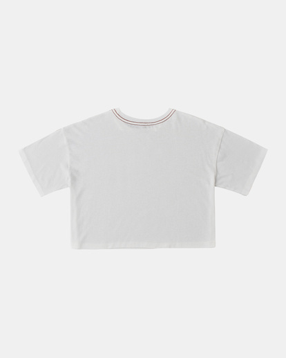 1 Happy Hour Boyfriend Crop T-Shirt White AVJZT00685 RVCA