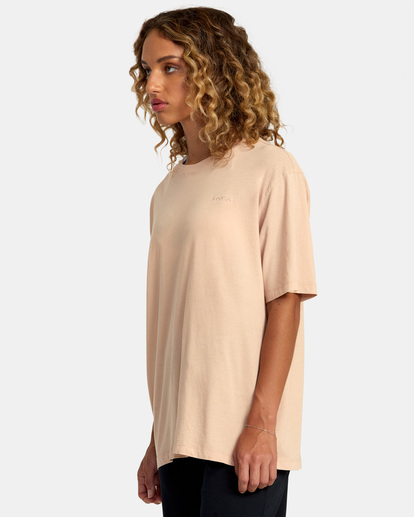4 PTC Anyday T-Shirt Beige AVJZT00689 RVCA