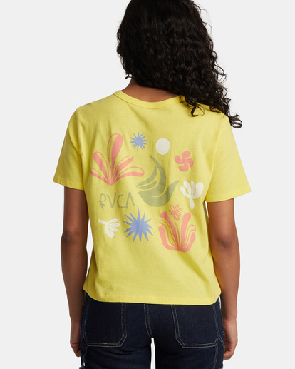 6 Cuttings T-Shirt Yellow AVJZT00730 RVCA