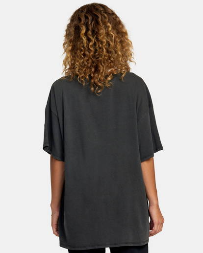 1 Martin Ander Potal Tee Black AVJZT00747 RVCA