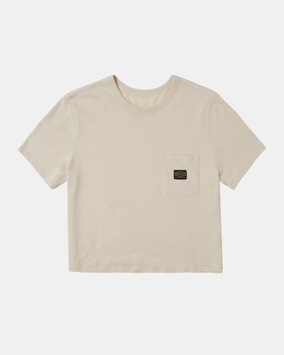 7 Recession Pocket - T-Shirt for Women White AVJZT00814 RVCA