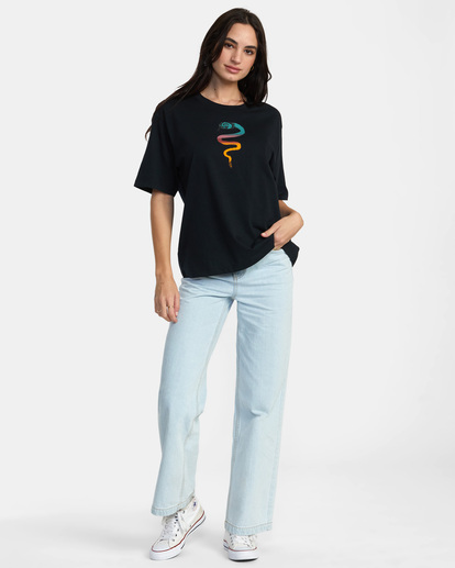 3 Machado - T-Shirt for Women Black AVJZT00858 RVCA