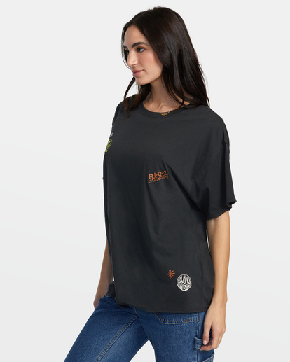 4 Zzzen - T-Shirt for Women Black AVJZT00859 RVCA
